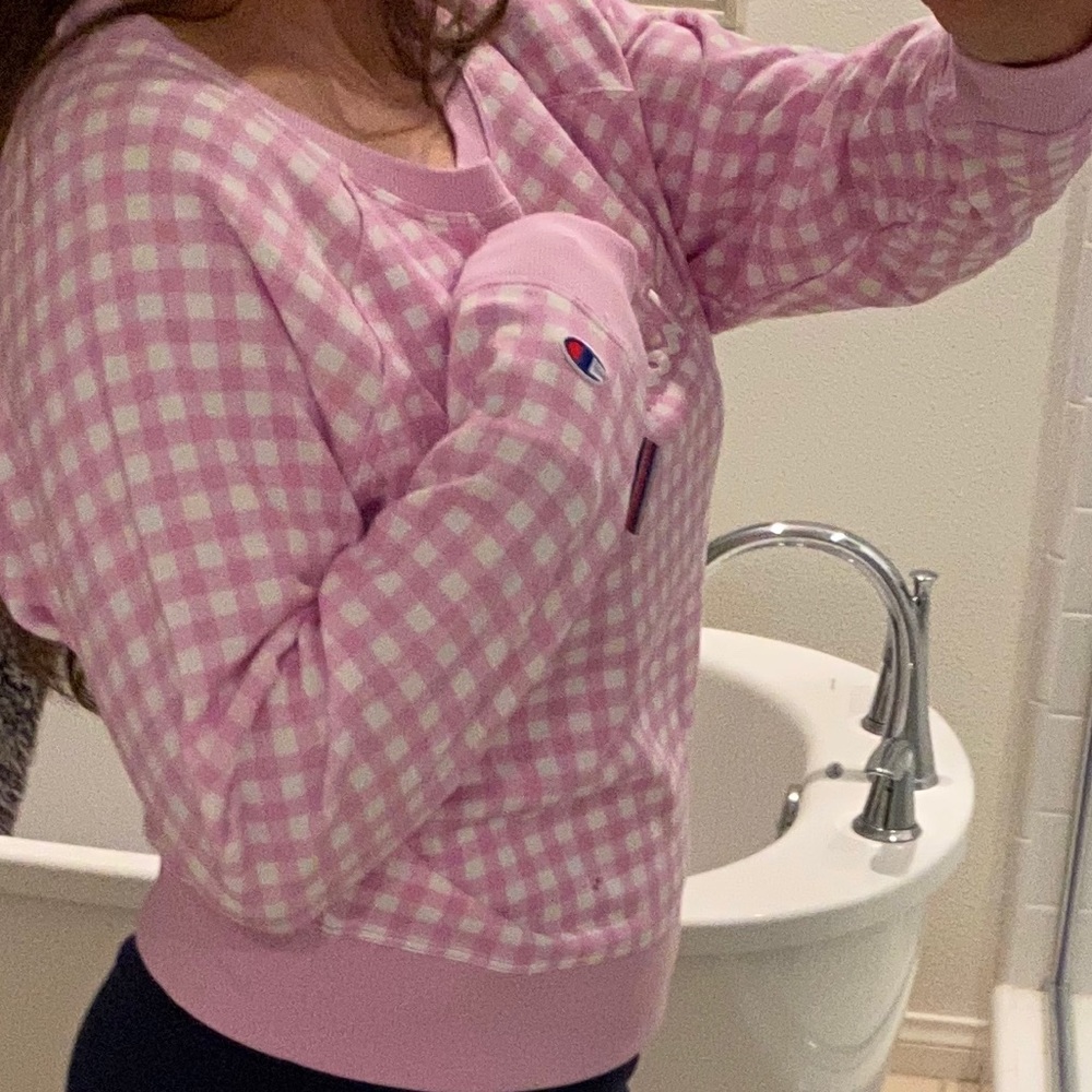 NWT Champion Campus French Terry Cropped S M - Picture 3 of 7